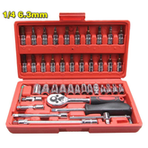 Kit Completo de Ferramentas Profissionais 46 Peças com Maleta Organizadora