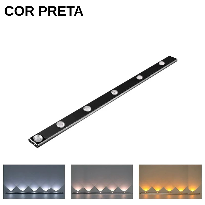 Luz LED com Sensor de Movimento