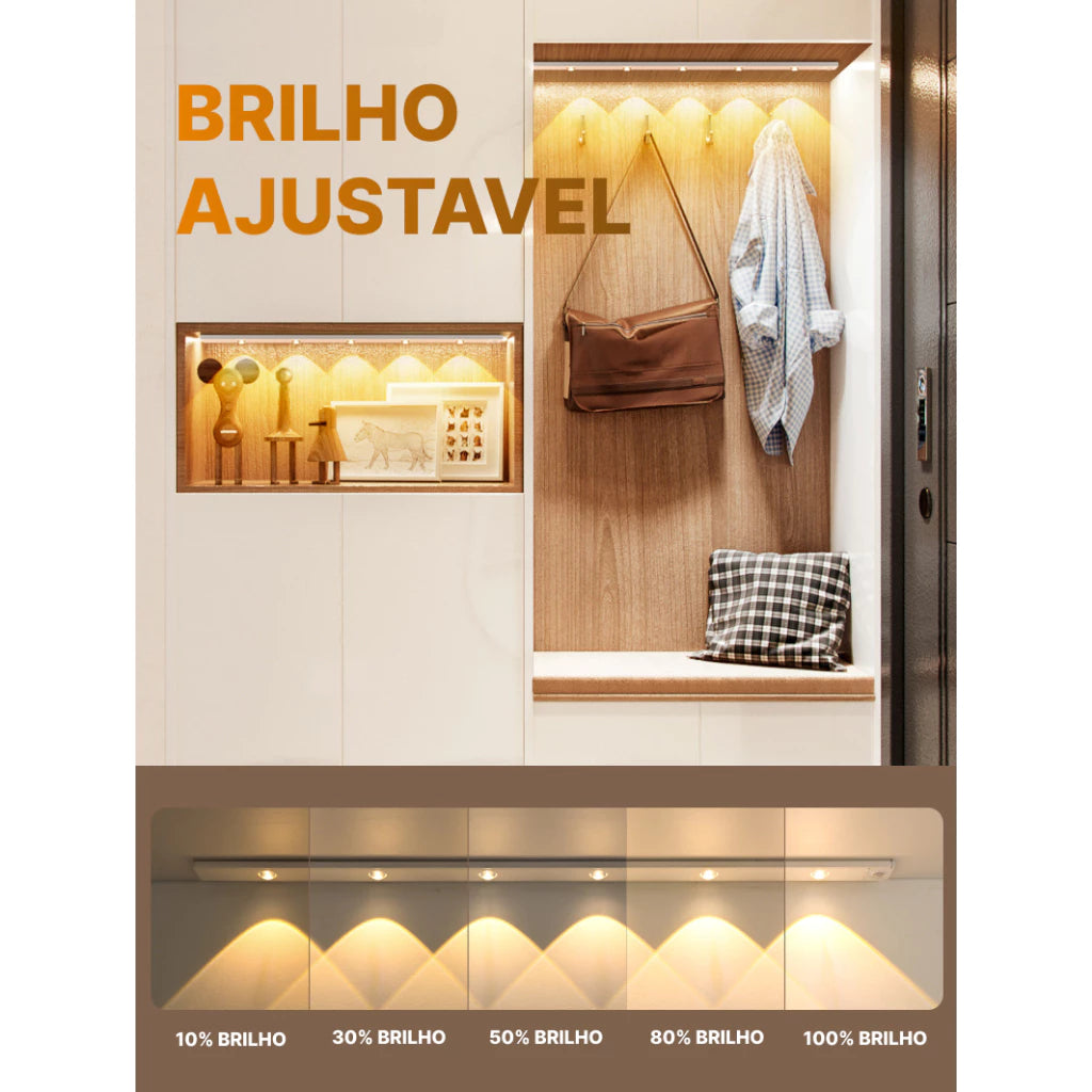 Luz LED com Sensor de Movimento