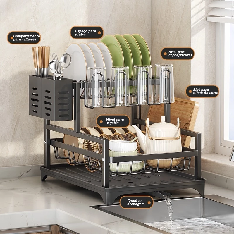 Escorredor de Pia Multifuncional