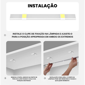 Luz LED com Sensor de Movimento